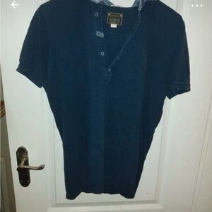 Diesel Men's Dark Blue Polo shirt in Good condition